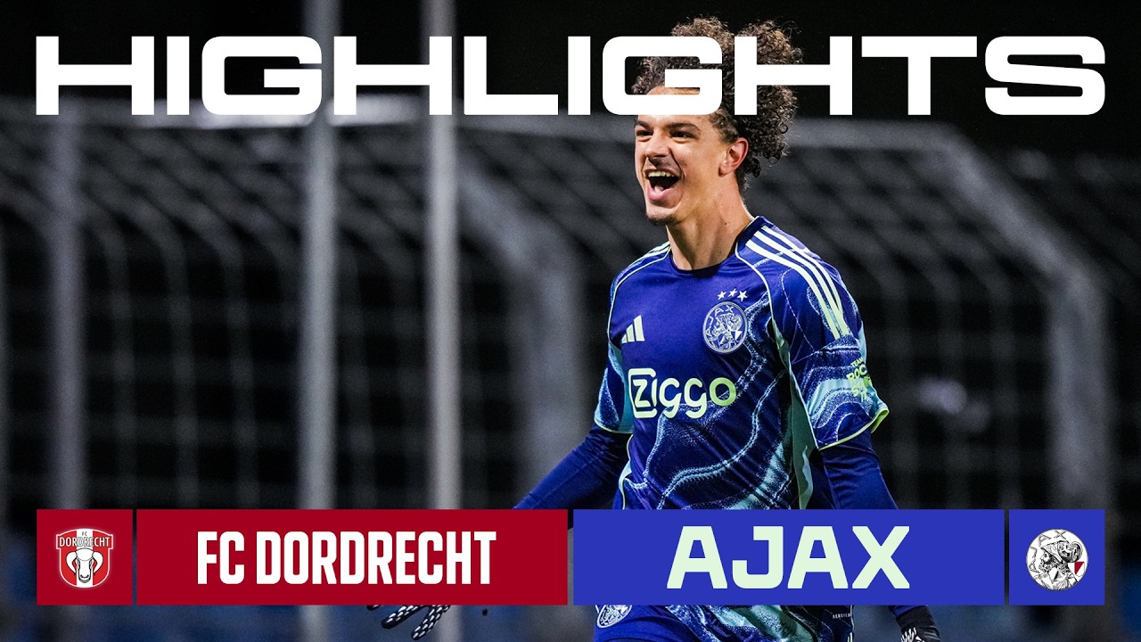 Highlights FC Dordrecht - Jong Ajax | Keuken Kampioen Divisie
