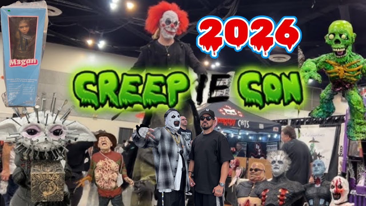 CREEPIE CON (Конвенция ужасов в Онтарио, Калифорния) – пошаговое руководство по проведению конвен...