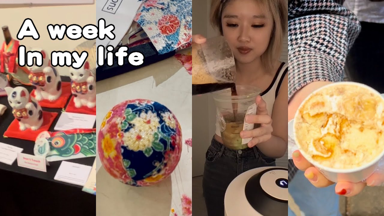 NYC Weekly Vlog | Unboxing Coffee Machine | Temari Ball Workshop | Trader Joe’s Haul