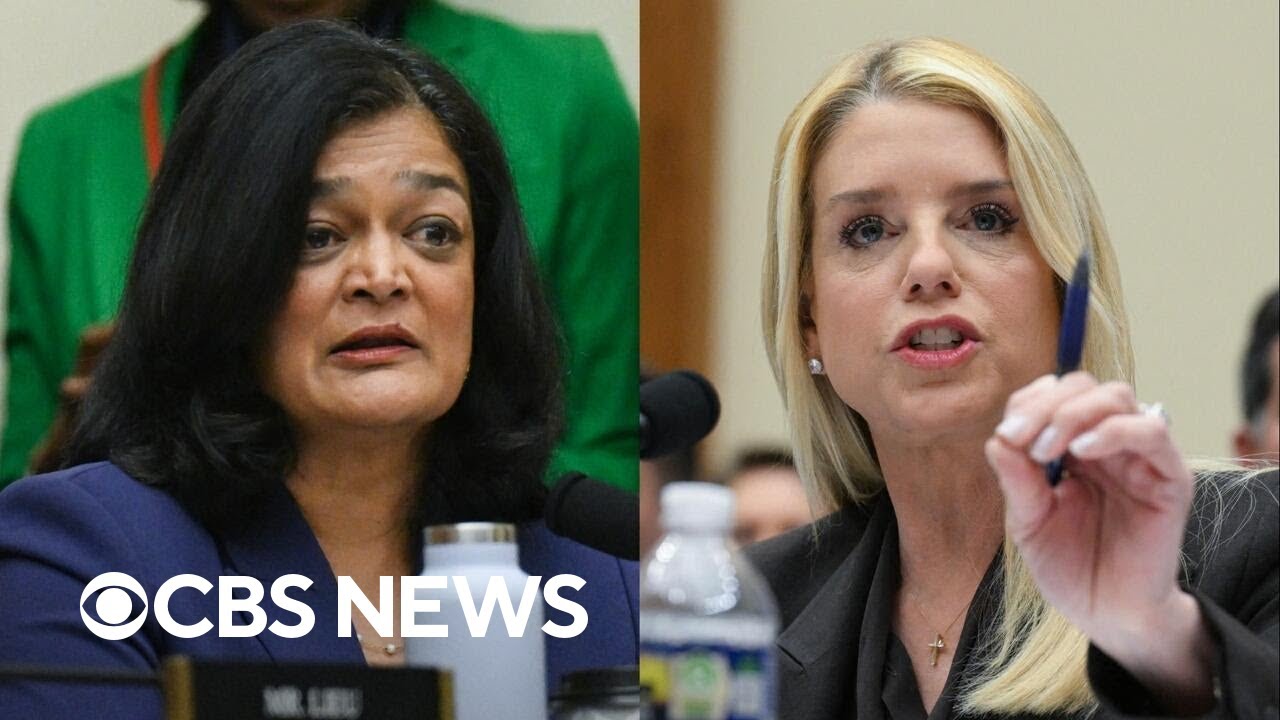 Watch: Jayapal blasts Bondi in heated exchange over Epstein files as survivors watch