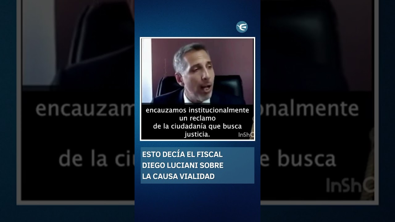 Diego Luciani, fiscal de la causa 