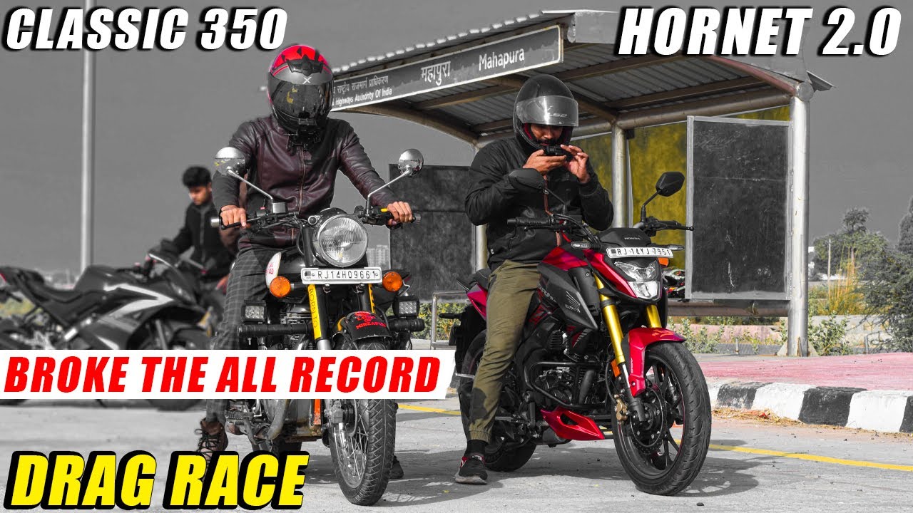 Hornet 2.0 vs Classic 350 : Drag Race | Unexpected | Must Watch
