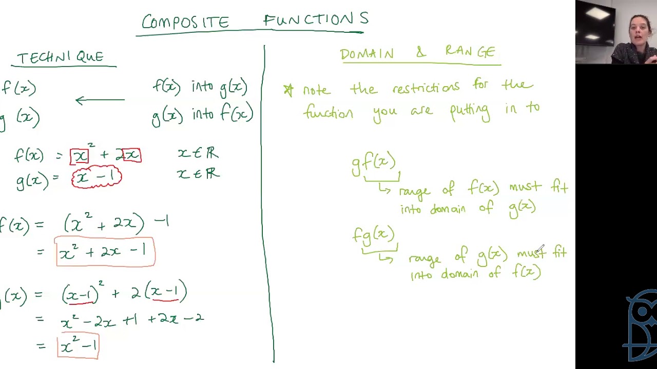 Live Lesson: AS Pure Mathematics P1 - Composite and Inverse Functions Theory