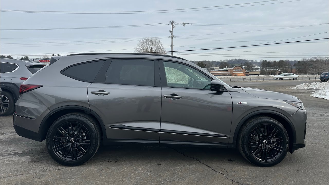 2026 Acura MDX Aspec Advanced SH AWD (Liquid Carbon with Orchid) #arkoforacura 