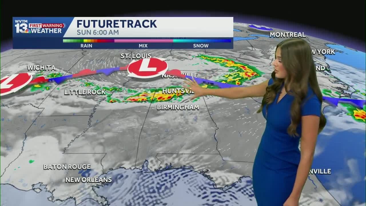 Tracking Active Storms, and Alabama's Weather Forecast through Early Next Week