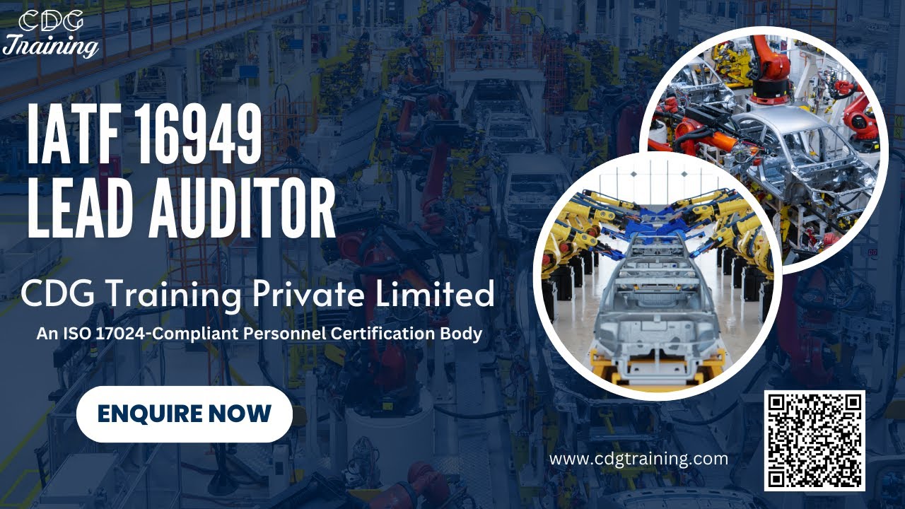 Comprehensive IATF 16949 Lead Auditor | CDG Training Private Limited | Get Course Link Below