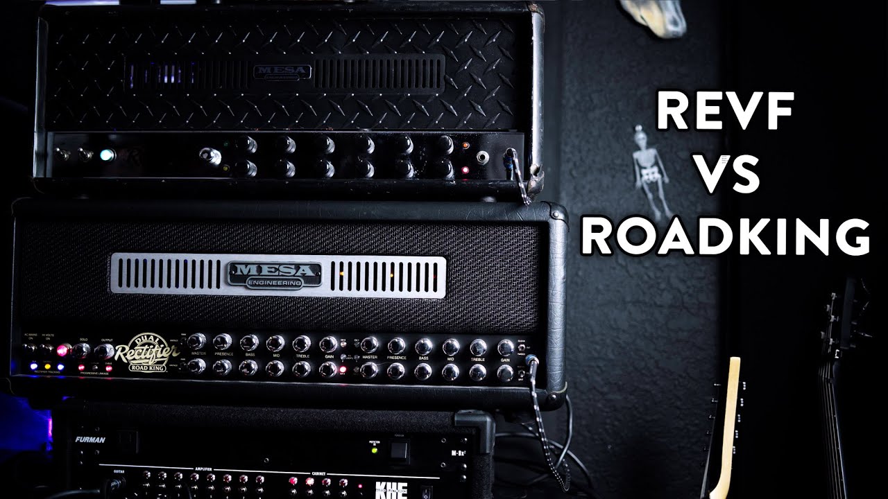 MESA TRIPLE RECTIFER REV F VS ROAD KING! LOW TUNED COMPARISON!