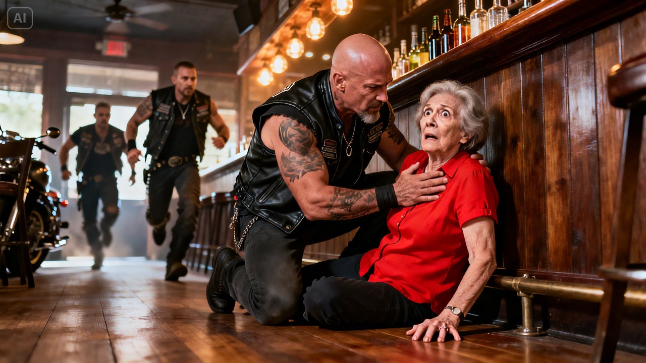 Homeless Kid Defended Biker’s Granny in Wild Bar Brawl — 98 Hells Angels Broke Down at Hospital
