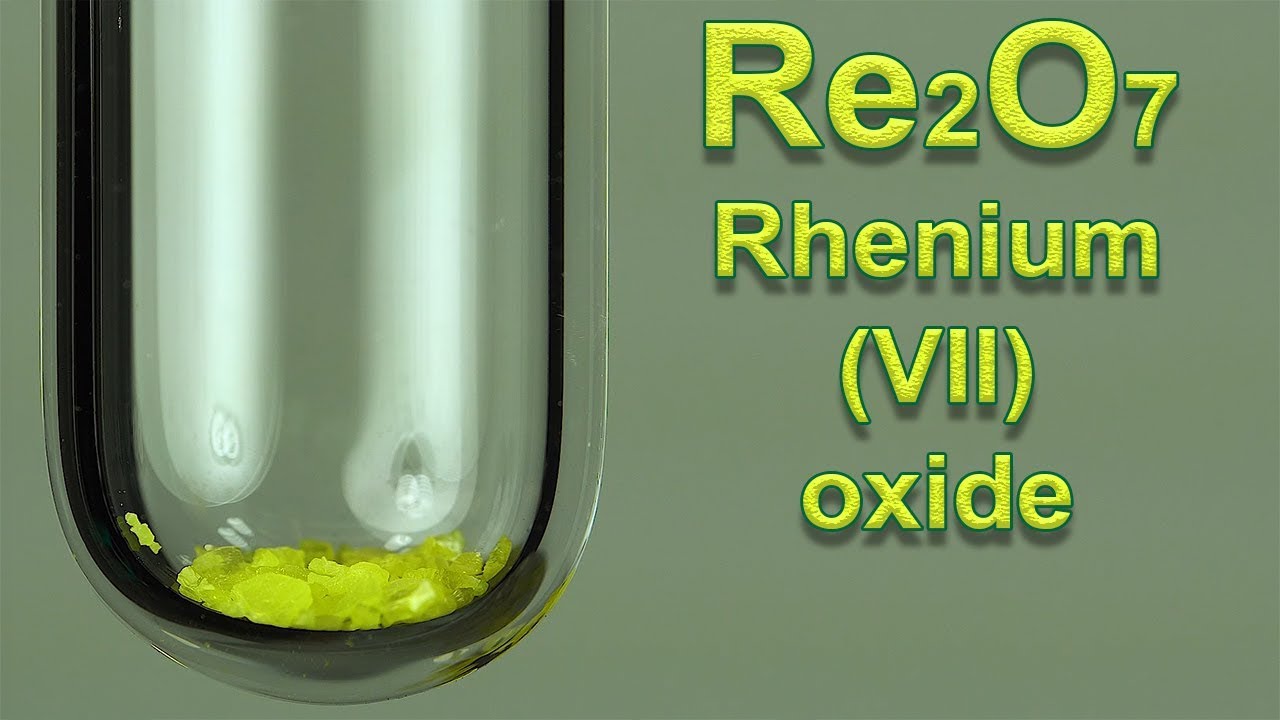 Re2O7: Rhenium heptoxide. Chemical reactions
