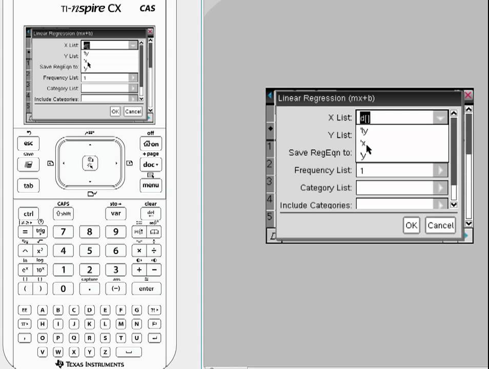 Log Transformations with a TI-NSPIRE