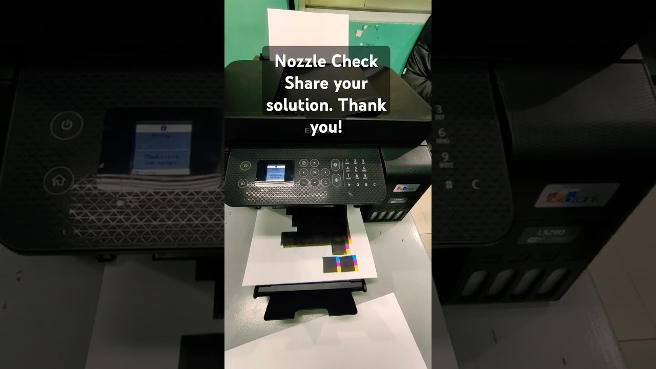 EPSON L5290 Printing Problem. Share your solution. Thank you! #techtok #epsonprinter