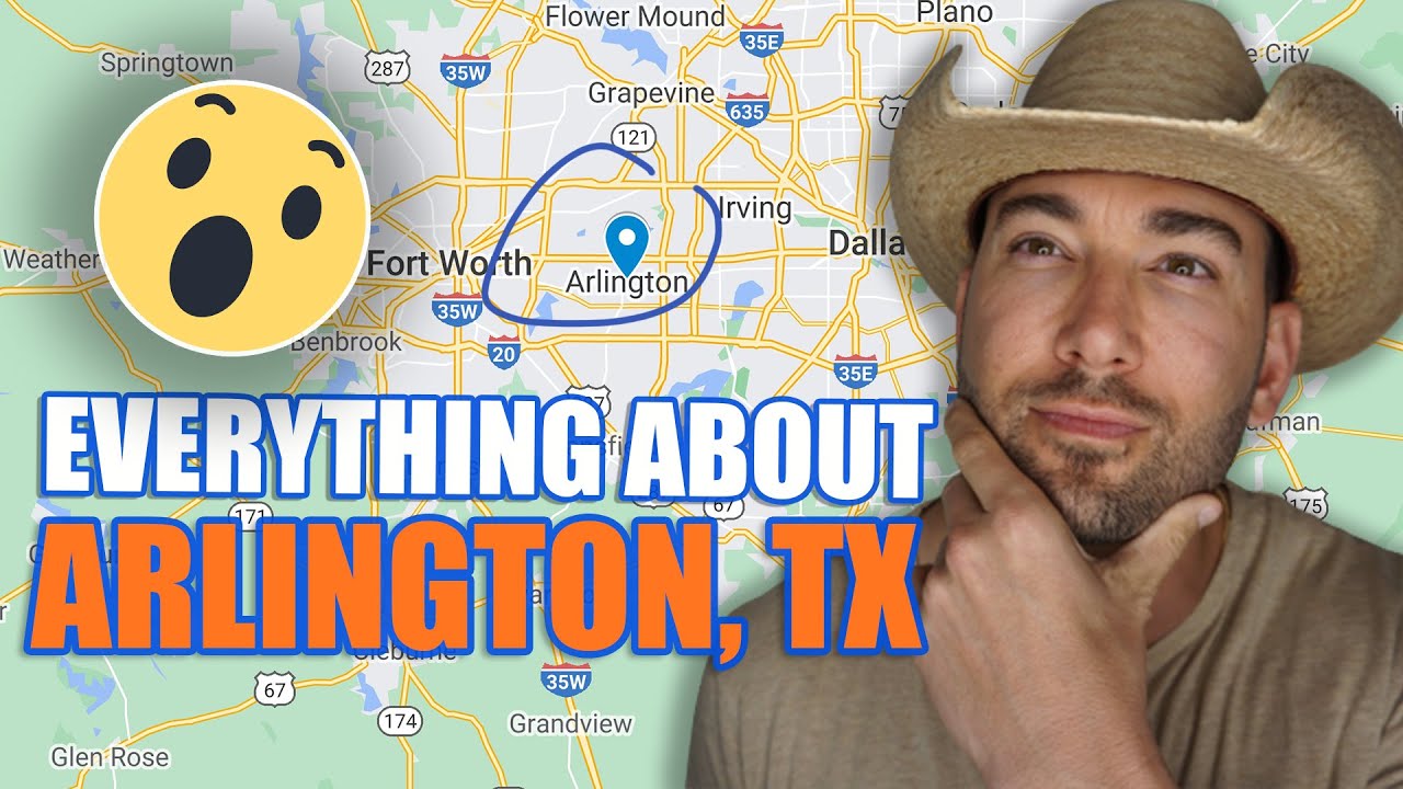 Living in Arlington Texas | Full Google Map Tour of Arlington Texas