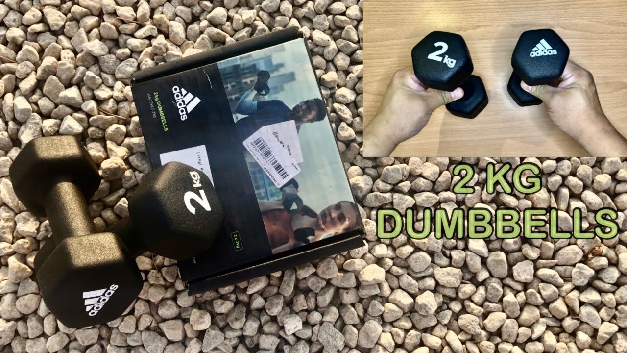 Adidas 2kg dumbbells | unboxing | Azo Edition