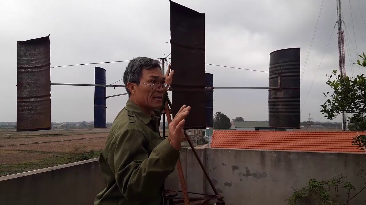 MÔ HÌNH CÁNH ĐIỆN GIÓ TRỤC ĐỨNG (PHÀN 3) ( 26 )