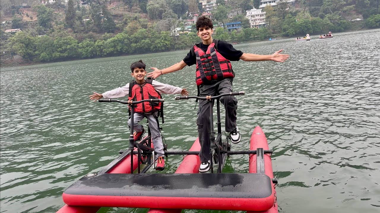 Lake Mein Cycle Chaladi 😍
