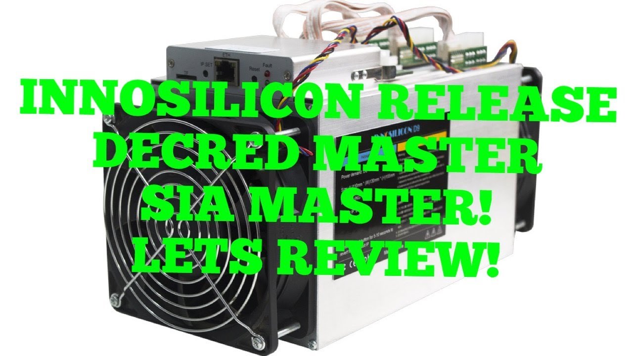 INNOSILICON DECREDMASTER,SIAMASTER!