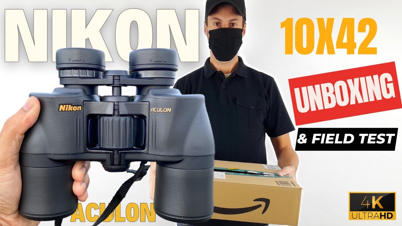Nikon Aculon A211 10X42 Binoculars - Unboxing & Zooming Power Test