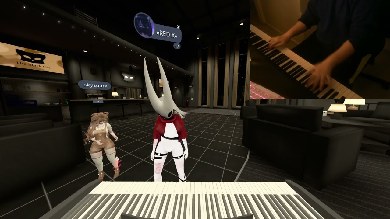 Playing Piano In VRChat