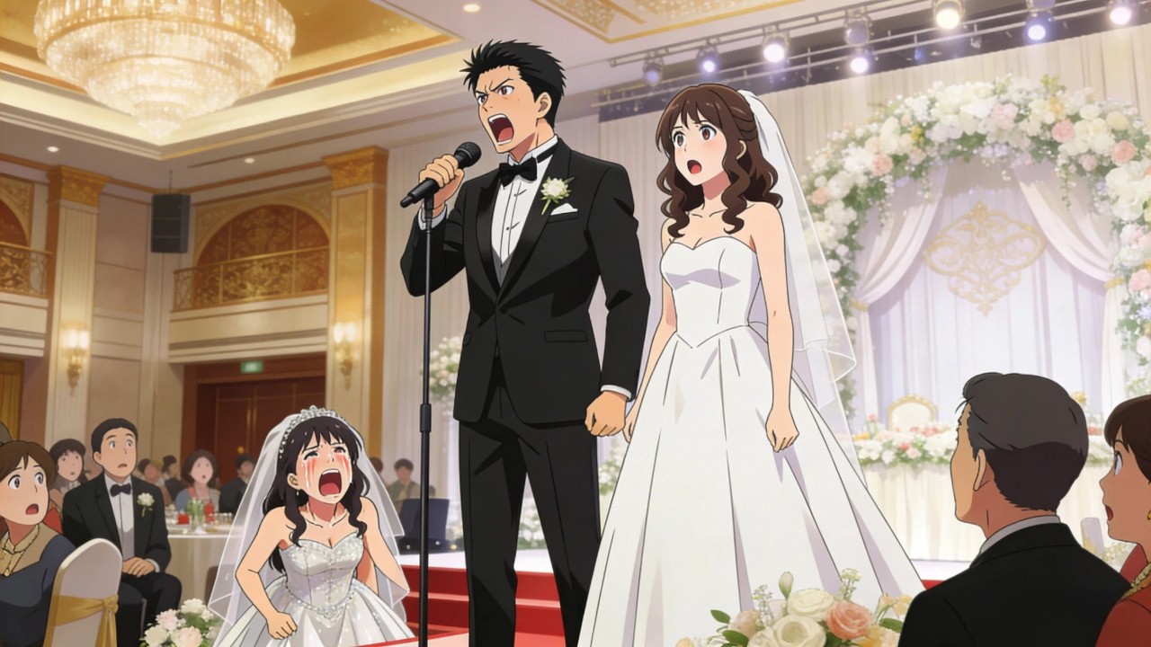 【完結爽文】婚禮當天，老公前女友穿著婚紗來搶婚！我那「啞巴新郎」一把搶過麥克風怒吼：「走錯片場了吧！」全場笑瘋😂