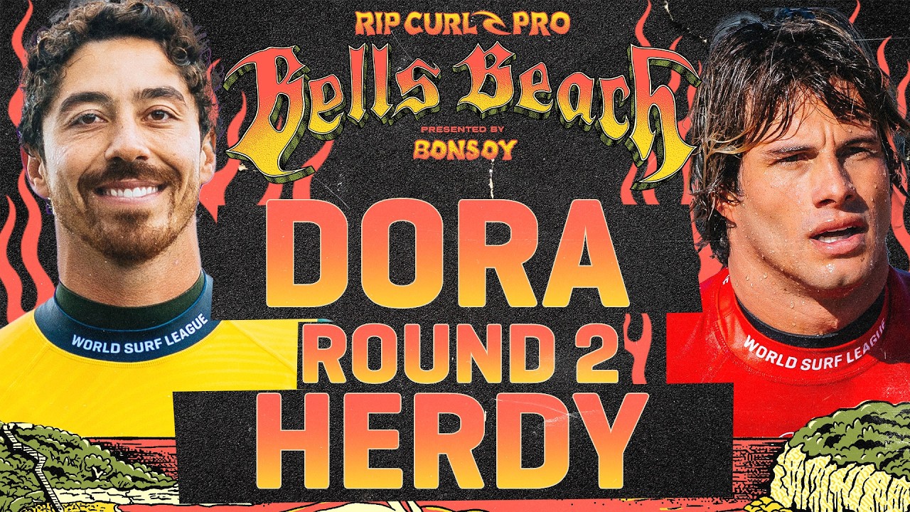 Yago Dora vs Mateus Herdy | Rip Curl Pro Bells Beach presented by Bonsoy 2026 - Round 2