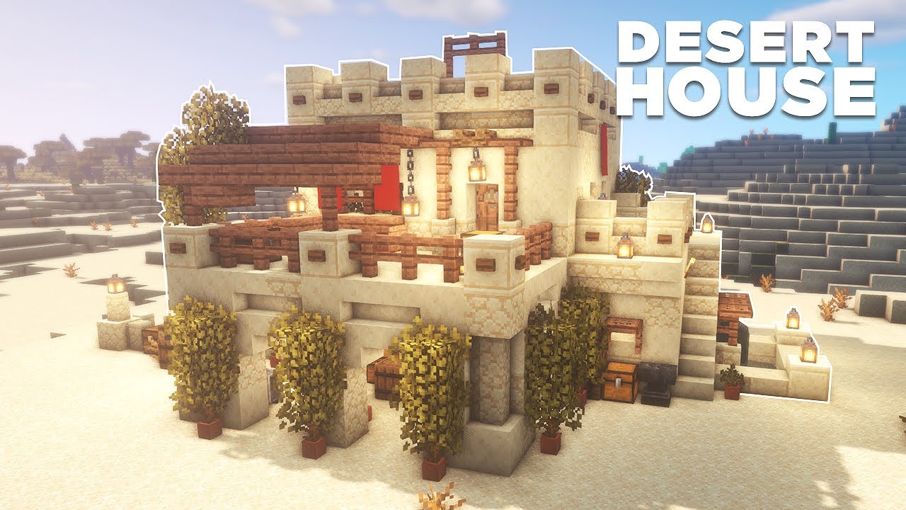 Desert House Tutorial | Minecraft [How To Build]