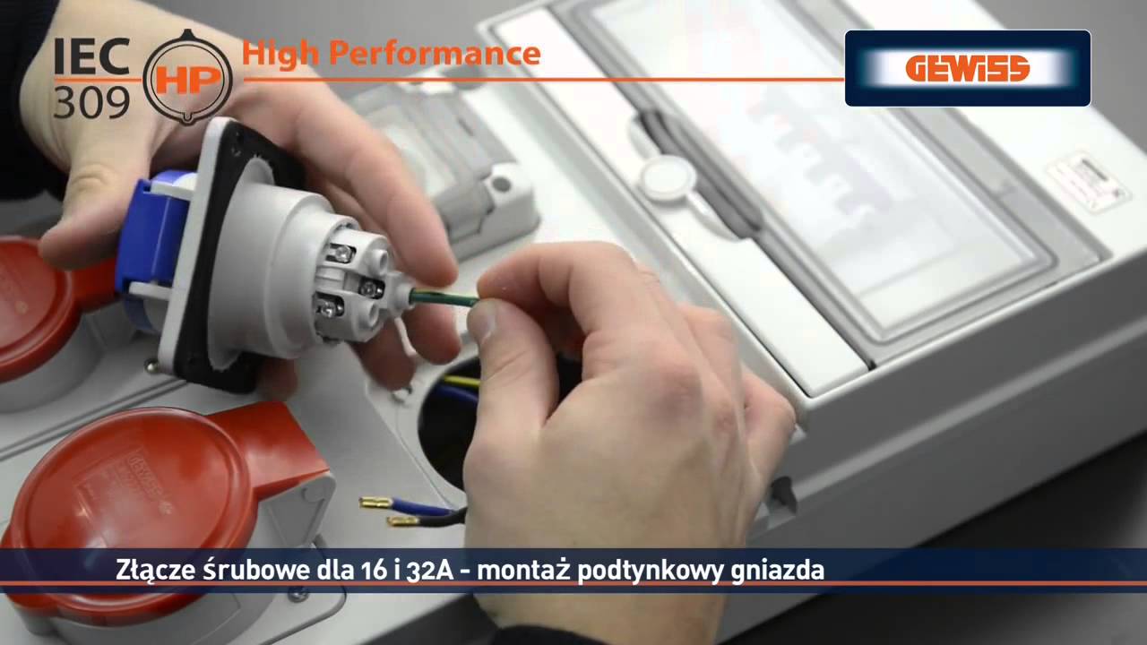 GEWISS IEC 309 HP Разьемы и Штекеры &ndash; Серия высокой производительности.