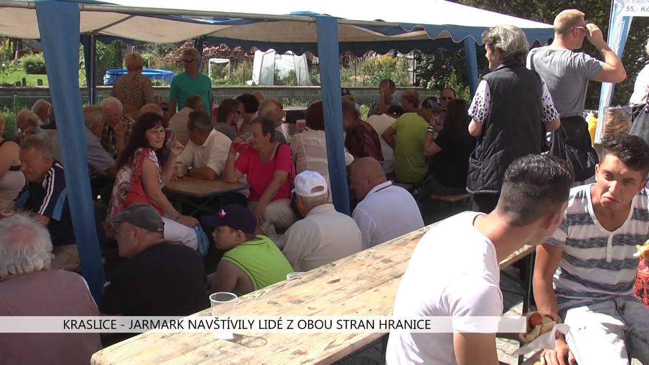 Kraslice: Jarmark navštívili lidé z obou stran hranice (TV Západ)