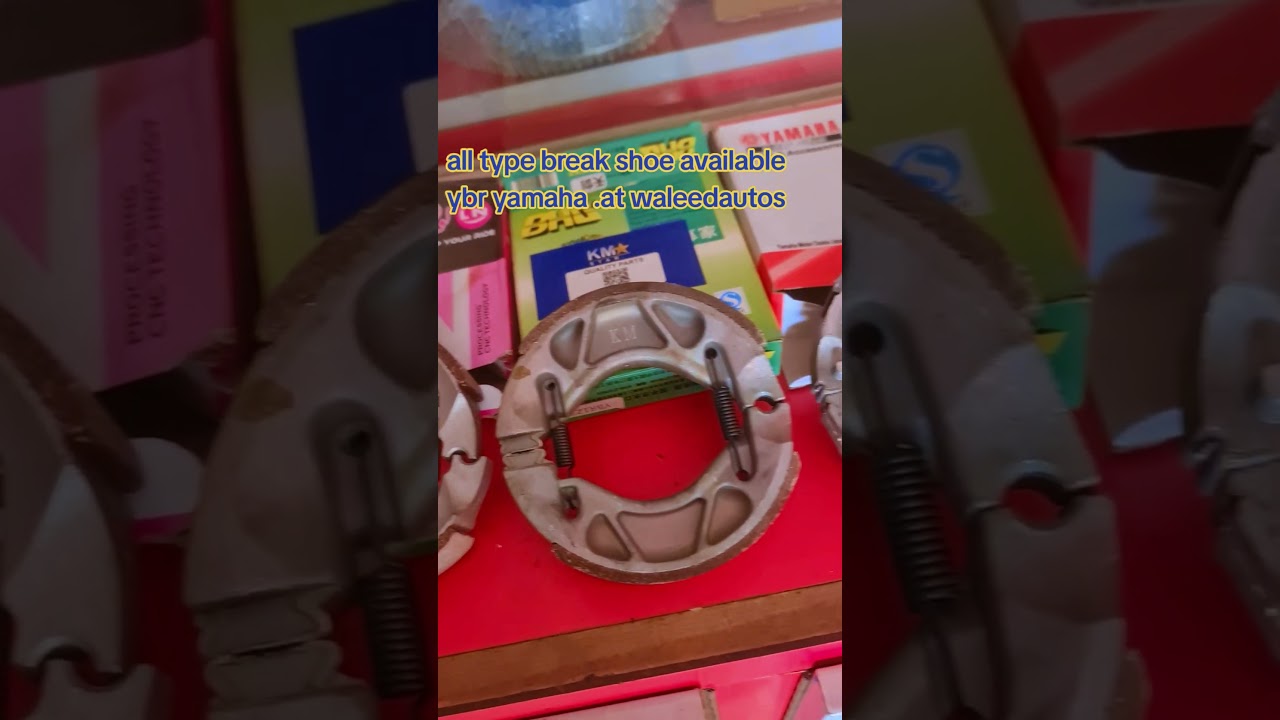 all type break shoe available ybr yamaha.at #waleedautos #ytshorts #ybr125g