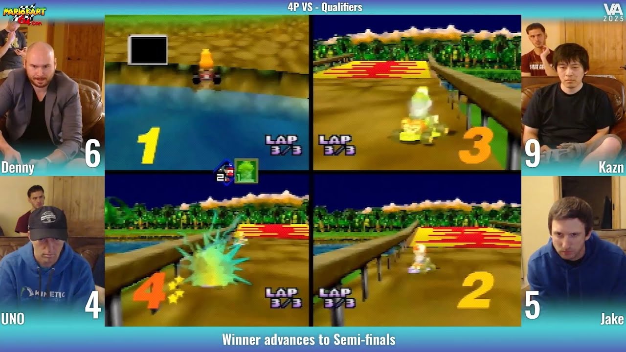 Mario Kart 64 Tournament - VA 2025 - Semi Qualifiers