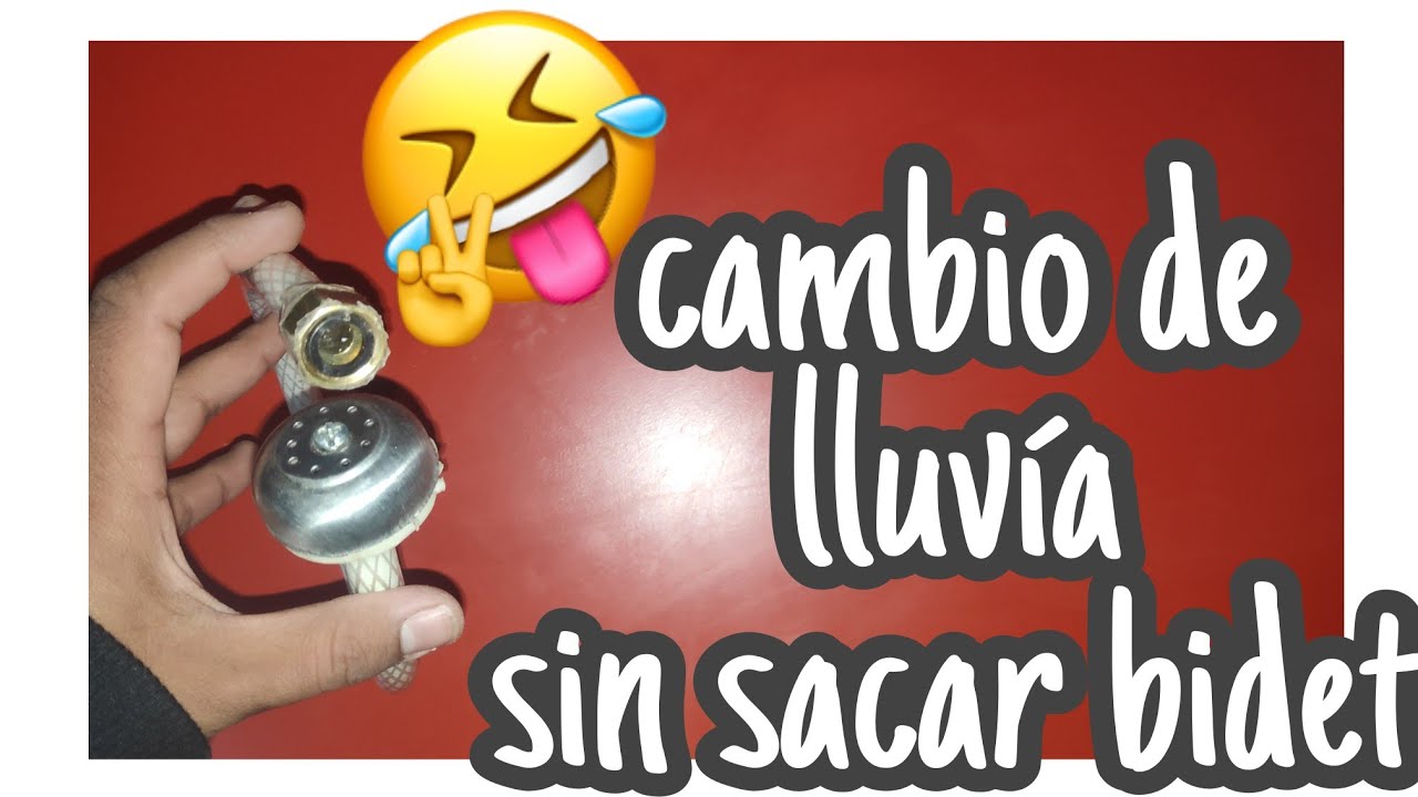 👨&zwj;🔧Cambiar lluvia de bidet 😉 {SIN SACAR BIDET}🙌