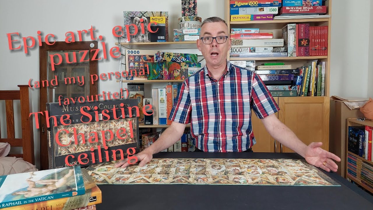 Epic art, epic puzzle! Michelangelo's Sistine Chapel ceiling jigsaw puzzle