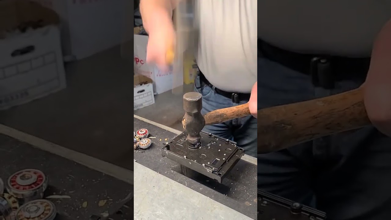 Hard Drive Hack! #recycle #recycling #recycled #scrap #scraplife