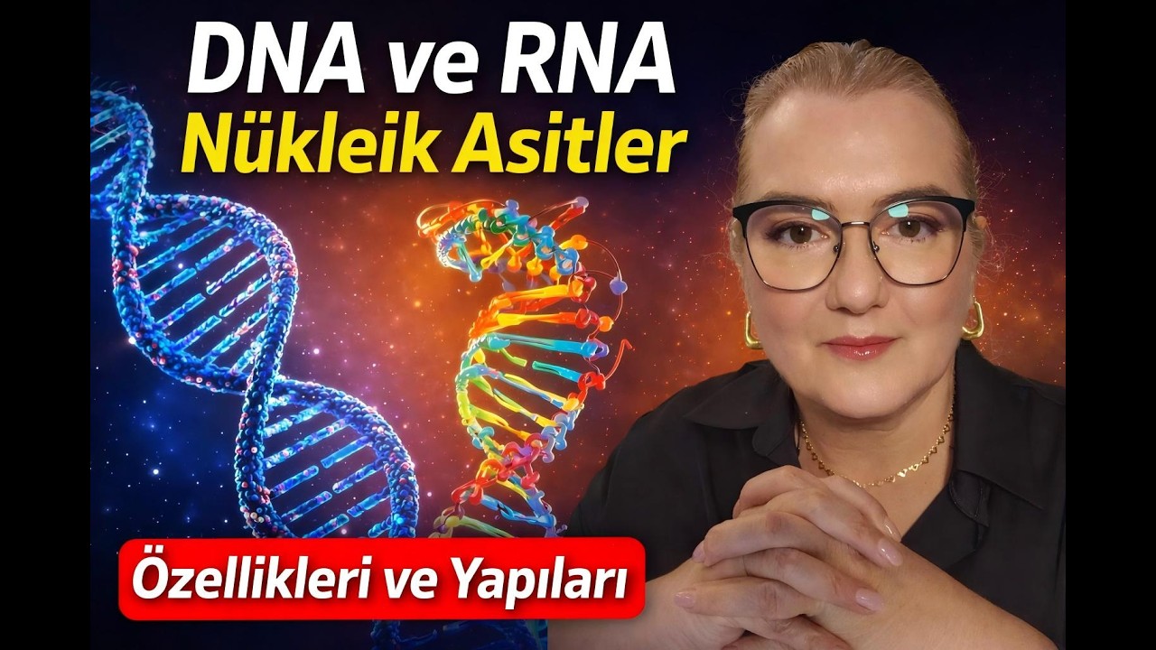 Genetik Bilginin Yolculuğu: Nükleik asitler #dna #rna #biyoloji #üniversitehazırlık