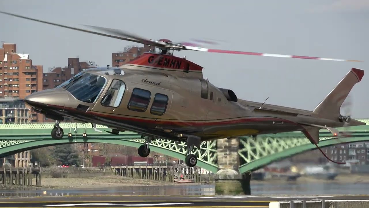 LONDON BATTERSEA HELIPORT 20-3-2025 INC - AW119-AW109-H125