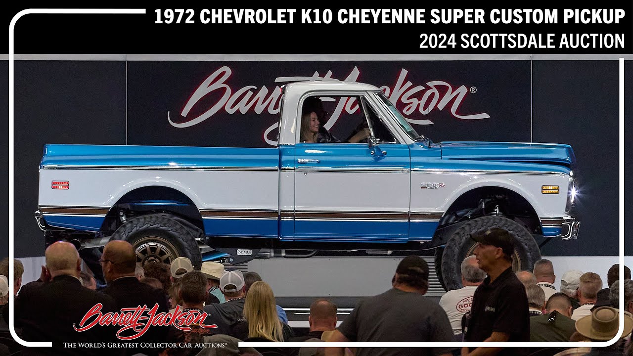 SOLD! 1972 Chevrolet K10 Cheyenne Super Custom Pickup - BARRETT-JACKSON 2024 SCOTTSDALE AUCTION