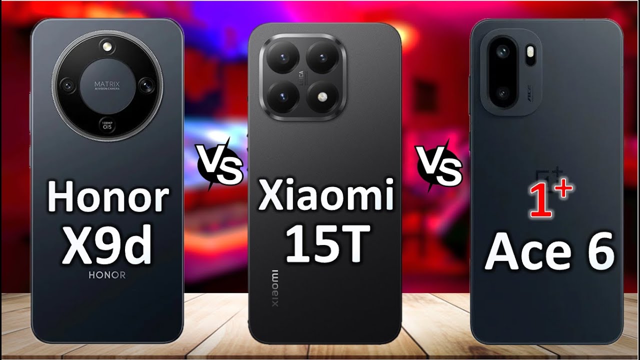 OnePlus Ace 6 vs Honor X9D vs Xiaomi 15T | Best Midrange Killer 2025? 🔥