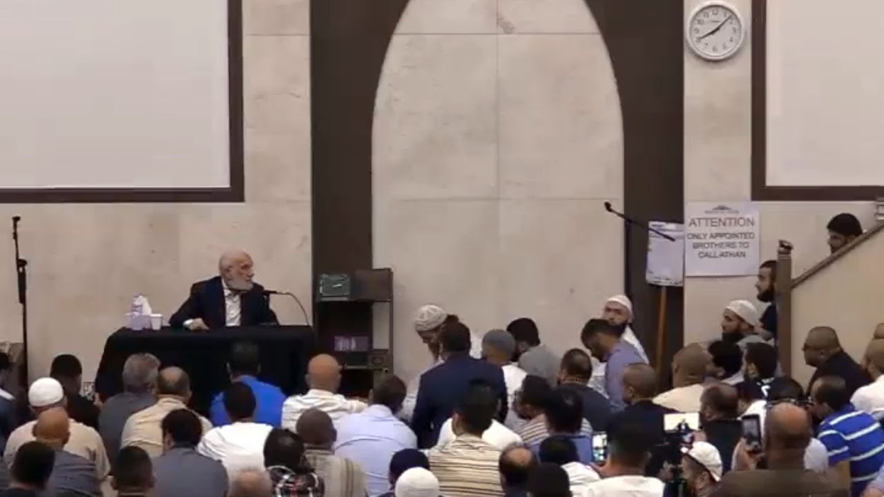 الدكتور عمر عبد الكافي - حسابات البصر وحسابات البصيرة - محاضرة اليوم بمسجد النور باستراليا
