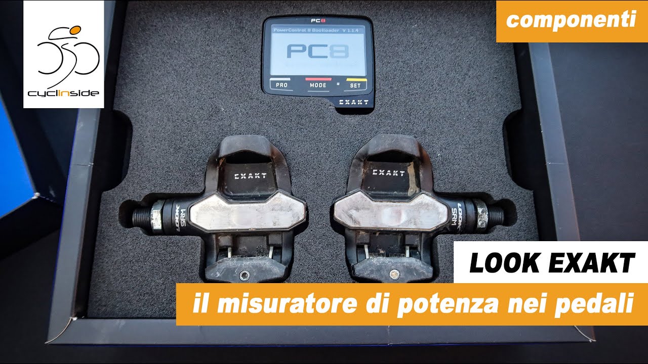 LOOK EXAKT il misuratore di potenza miniaturizzato nei pedali con SRM