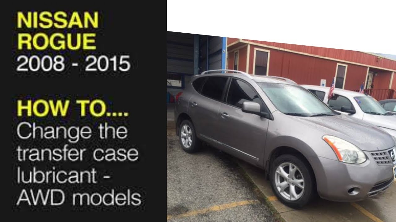 2008-2015 Nissan Rogue AWD transfer case fluid Replacement