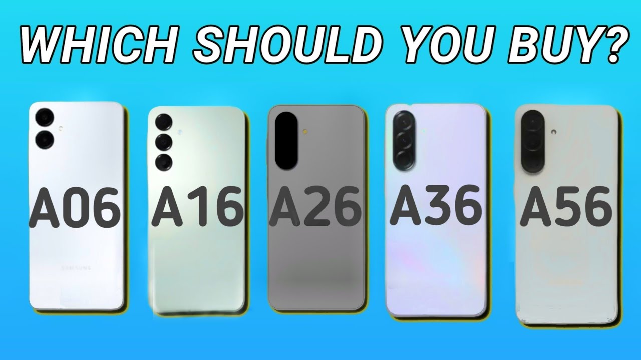 Every Samsung Galaxy A Series Phone Compared (2025)