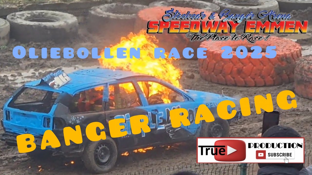 Bangers Racing Oliebollen Race Emmen 2025 | Spektakel, Crashes & Pure Autosport bij Speedway Emmen