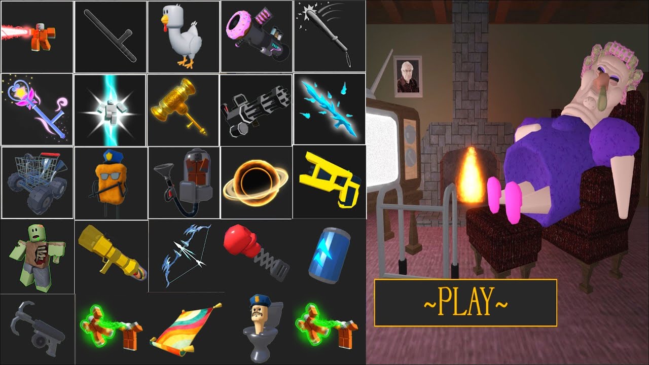 GRUMPY GRANNY Obby Escape HARD MODE - Roblox Gameplay Escape