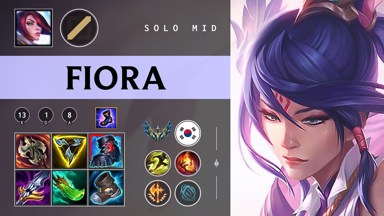 Fiora Mid vs Sylas - KR Challenger Patch 26.04