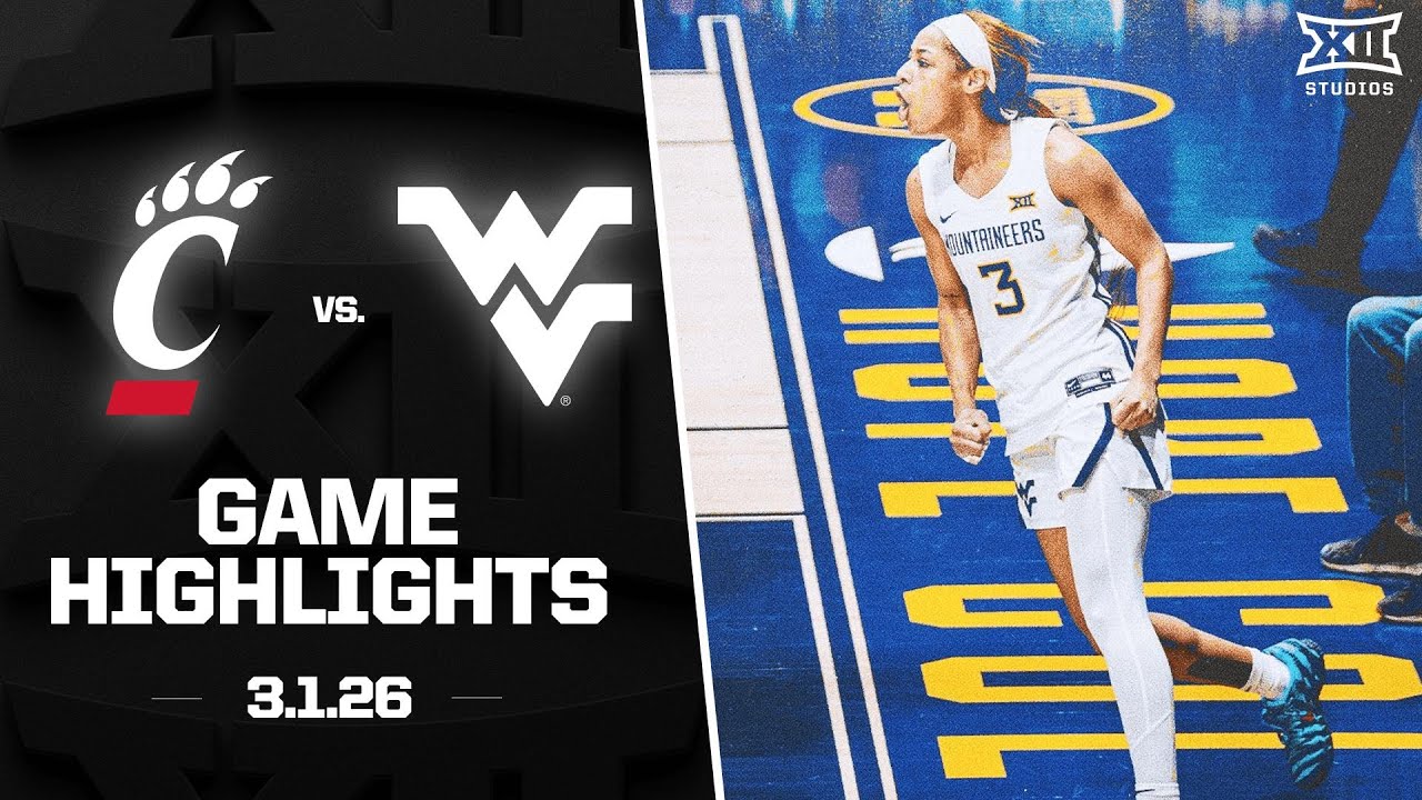 Cincinnati vs. #17 West Virginia Game Highlights | 2025-26 Big 12 Women's Basketball