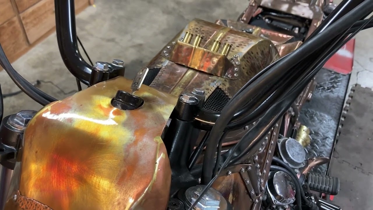 Chopped and stretched Goldwing That’s cool!