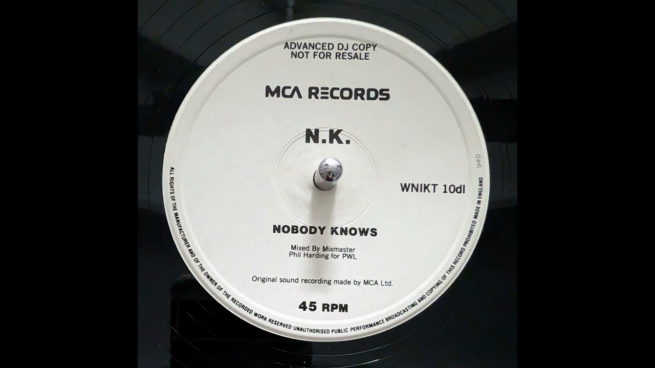 Nik Kershaw - Nobody Knows (Phil Harding Remix) [UK 12