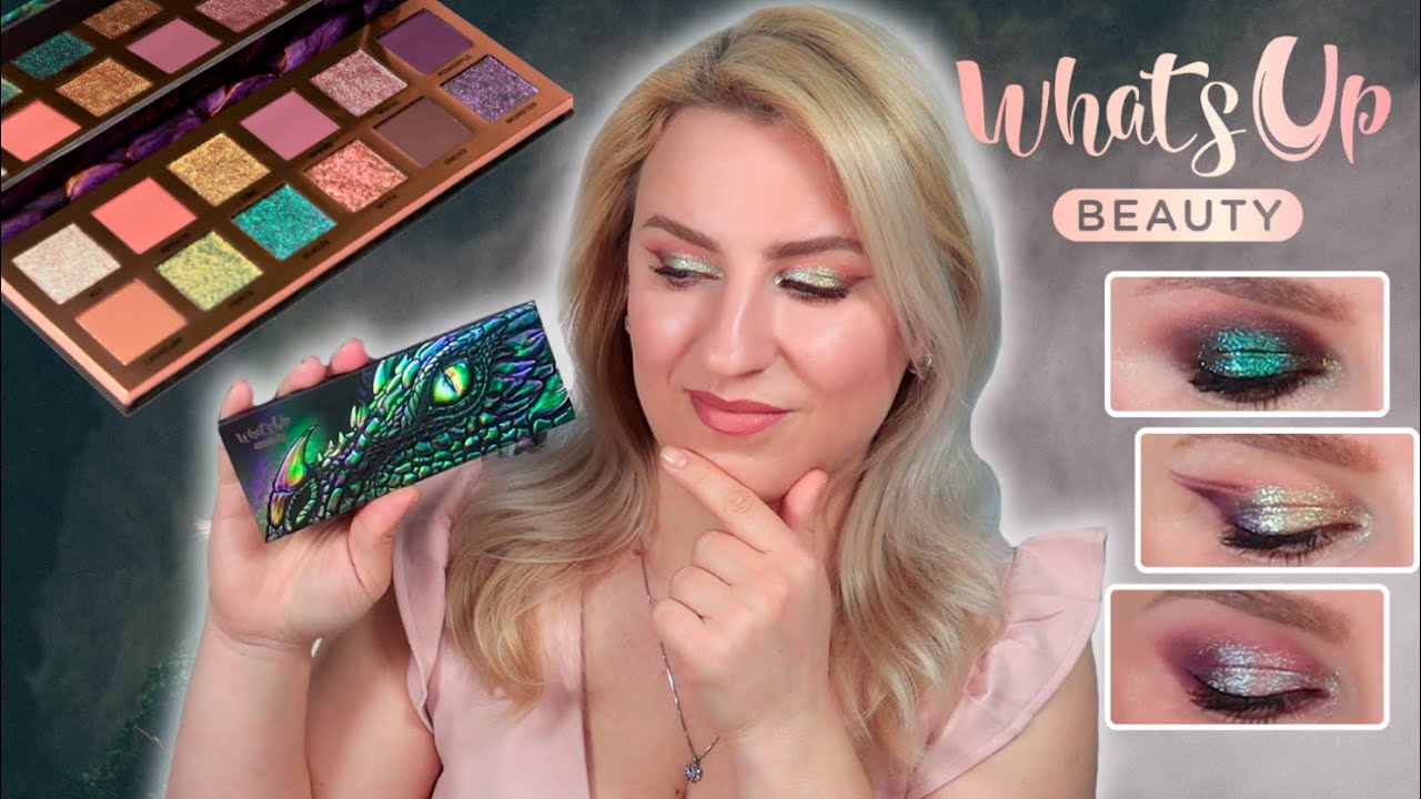Обзор What's Up Beauty Dragon Eye palette | 5 макияжей