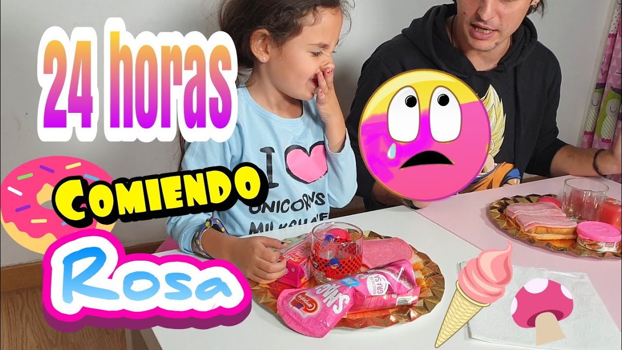 24 HORAS COMIENDO ROSA 
Zarolakids | All Day Eating Pink Food Challenge