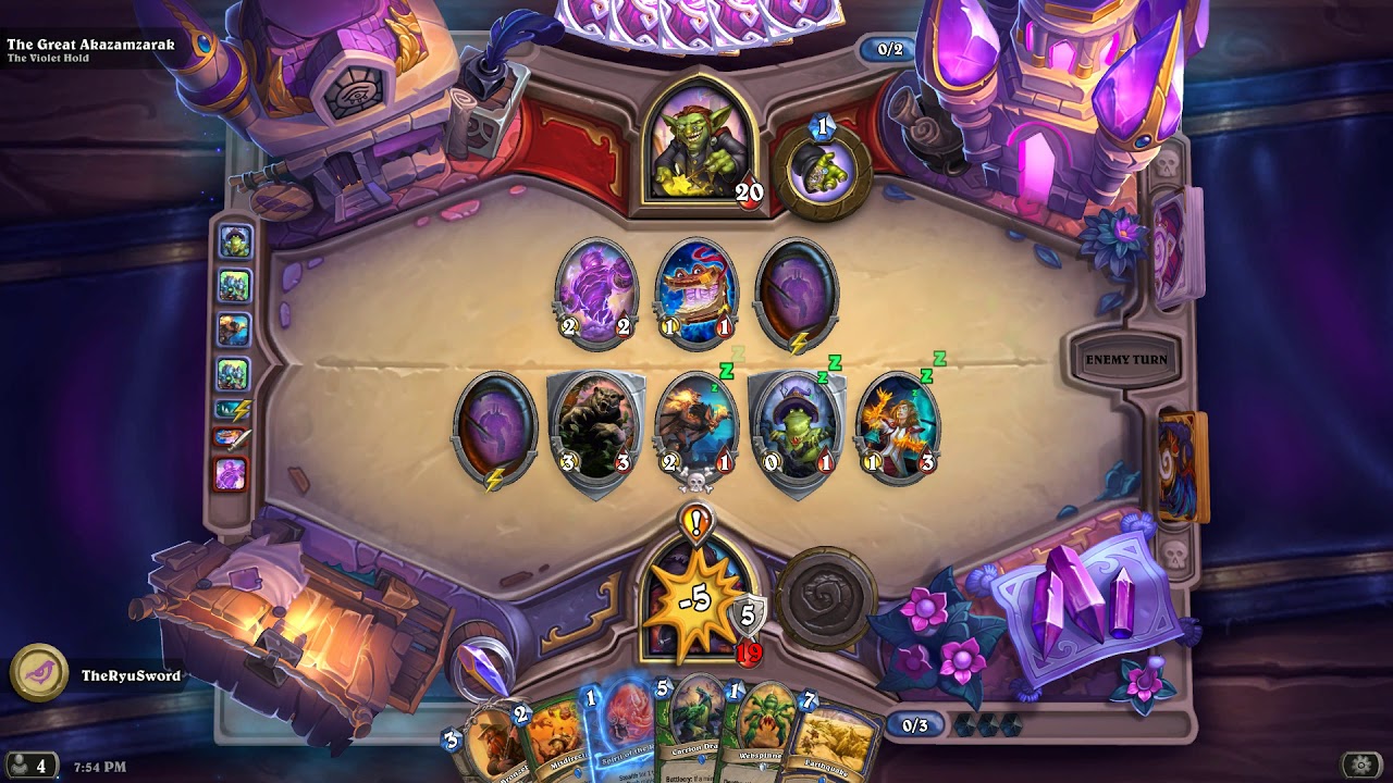 HearthStone: Heroes of Warcraft: Queen Carnassa almost carries me to Victory