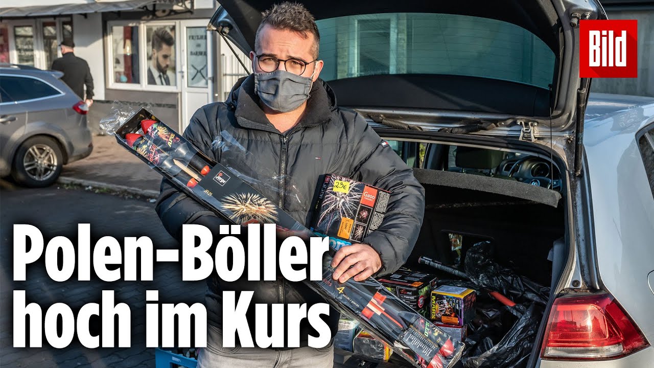Böller-Verkaufsverbot: Silvester-Verrückte decken sich in Polen ein